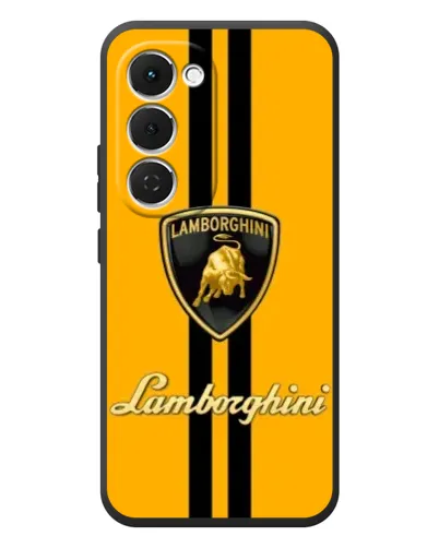 Чехол для TECNO Spark 40 Pro Plus с картинкой «Lamborghini Stripe желтый»