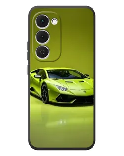 Чехол для TECNO Spark 40 Pro Plus с картинкой «Салатовый Lamborghini Huracan»