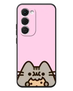 Чохол для TECNO Spark 40 Pro Plus з картинкою «Pusheen та печиво»
