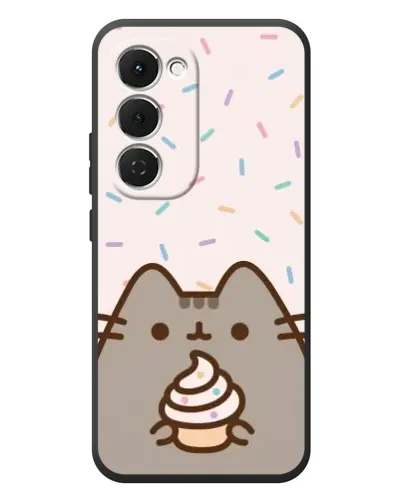Чохол для TECNO Spark 40 Pro Plus з картинкою «Пушин з кексом» Чохол для TECNO Spark 40 Pro Plus з картинкою «Пушин з кексом»