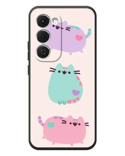 Чохол для TECNO Spark 40 Pro Plus з картинкою «Pusheen тріо» Чохол для TECNO Spark 40 Pro Plus з картинкою «Pusheen тріо»