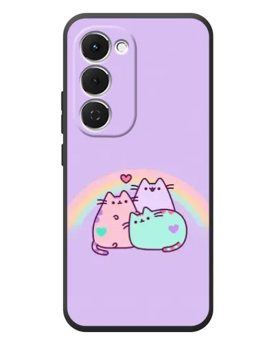 Чохол для TECNO Spark 40 Pro Plus з картинкою «Веселкові Пушини» Чохол для TECNO Spark 40 Pro Plus з картинкою «Веселкові Пушини»