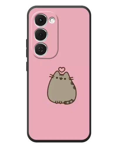 Чохол для TECNO Spark 40 Pro Plus з картинкою «Pusheen серце» Чохол для TECNO Spark 40 Pro Plus з картинкою «Pusheen серце»