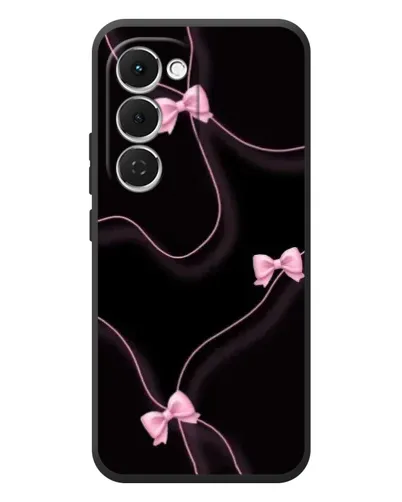 Чехол для TECNO Spark 40 Pro Plus с картинкой «Розовые ленты»