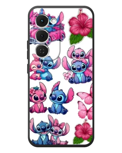 Чехол для TECNO Spark 40 Pro Plus с картинкой «Стикеры Stitch и Angel» Чехол для TECNO Spark 40 Pro Plus с картинкой «Стикеры Stitch и Angel»