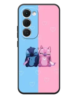 Чехол для TECNO Spark 40 Pro Plus с картинкой «Stitch и Angel Love»