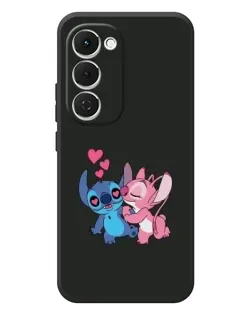 Чехол для TECNO Spark 40 Pro Plus с картинкой «Анжел целует Стича»