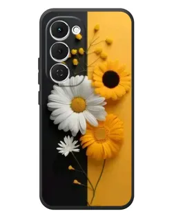 Чехол для TECNO Spark 40 Pro Plus с картинкой «Подсолнух и ромашка»
