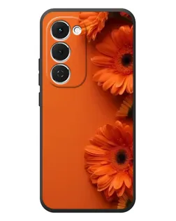 Чехол для TECNO Spark 40 Pro Plus с картинкой «Оранжевые герберы»