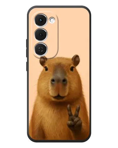 Чехол для TECNO Spark 40 Pro Plus с картинкой «Капибара виктория»