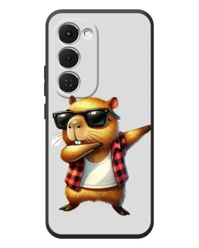 Чехол для TECNO Spark 40 Pro Plus с картинкой «Капибара рэпер даб»