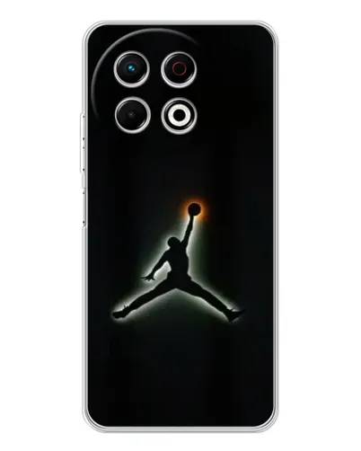 Чехол для TECNO Spark 40 Pro с картинкой «Jordan Gradient Logo» Чехол для TECNO Spark 40 Pro с картинкой «Jordan Gradient Logo»