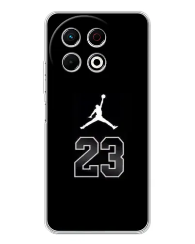 Чехол для TECNO Spark 40 Pro с картинкой «Jordan Flight 23» Чехол для TECNO Spark 40 Pro с картинкой «Jordan Flight 23»