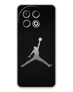 Чохол для TECNO Spark 40 Pro з картинкою «Jordan Dark Carbon» Чохол для TECNO Spark 40 Pro з картинкою «Jordan Dark Carbon»
