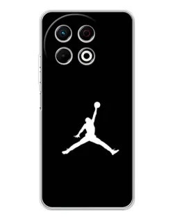 Чохол для TECNO Spark 40 Pro з картинкою «Jordan Silhouette» Чохол для TECNO Spark 40 Pro з картинкою «Jordan Silhouette»