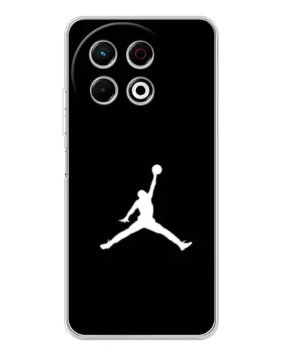 Чехол для TECNO Spark 40 Pro с картинкой «Jordan Silhouette» Чехол для TECNO Spark 40 Pro с картинкой «Jordan Silhouette»