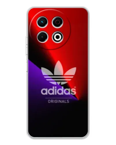 Чехол для TECNO Spark 40 Pro с картинкой «Adidas Red Neon»