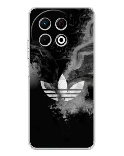 Чехол для TECNO Spark 40 Pro с картинкой «Абстрактный дым Adidas»