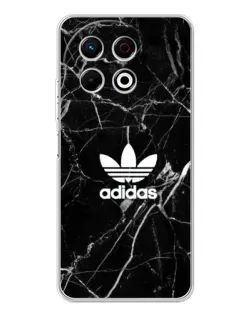 Чехол для TECNO Spark 40 Pro с картинкой «Белый мрамор Adidas»