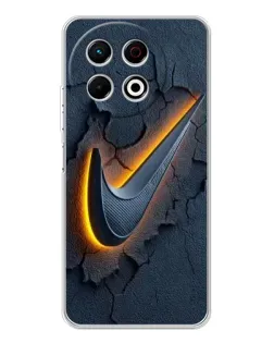 Чехол для TECNO Spark 40 Pro с картинкой «Объемный логотип Найк»