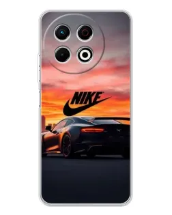 Чехол для TECNO Spark 40 Pro с картинкой «Nike и суперкар»