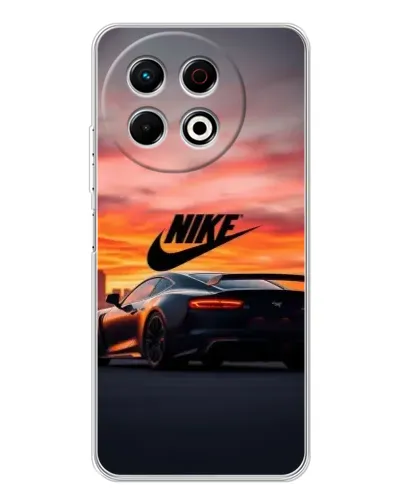 Чехол для TECNO Spark 40 Pro с картинкой «Nike и суперкар» Чехол для TECNO Spark 40 Pro с картинкой «Nike и суперкар»