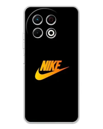 Чехол для TECNO Spark 40 Pro с картинкой «Золотой логотип Nike» Чехол для TECNO Spark 40 Pro с картинкой «Золотой логотип Nike»