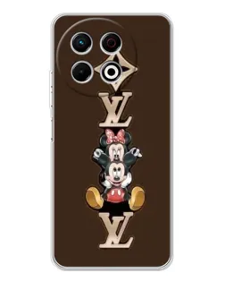 Чехол для TECNO Spark 40 Pro с картинкой «LV и Микки Маус»