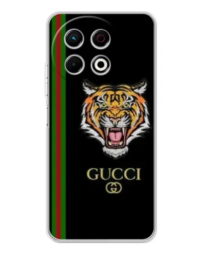 Чехол для TECNO Spark 40 Pro с картинкой «Тигр Gucci» Чехол для TECNO Spark 40 Pro с картинкой «Тигр Gucci»