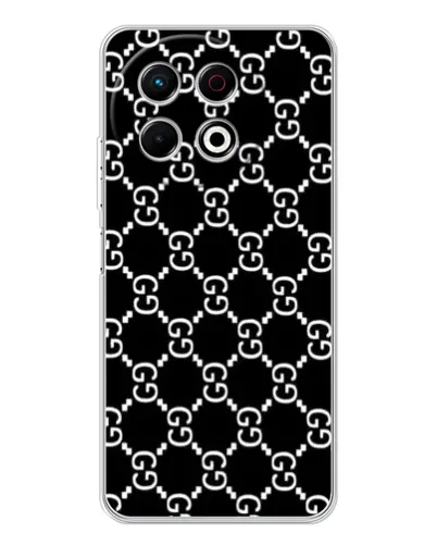 Чехол для TECNO Spark 40 Pro с картинкой «Gucci — сетчатый паттерн» Чехол для TECNO Spark 40 Pro с картинкой «Gucci — сетчатый паттерн»
