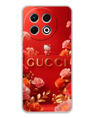 Чехол для TECNO Spark 40 Pro с картинкой «Gucci — золотой сад» Чехол для TECNO Spark 40 Pro с картинкой «Gucci — золотой сад»