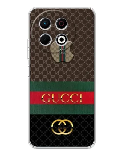 Чехол для TECNO Spark 40 Pro с картинкой «Gucci — брендированный десерт» Чехол для TECNO Spark 40 Pro с картинкой «Gucci — брендированный десерт»