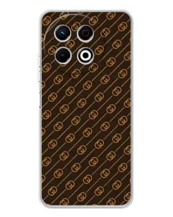 Чехол для TECNO Spark 40 Pro с картинкой «Gucci — золотые диагонали» Чехол для TECNO Spark 40 Pro с картинкой «Gucci — золотые диагонали»