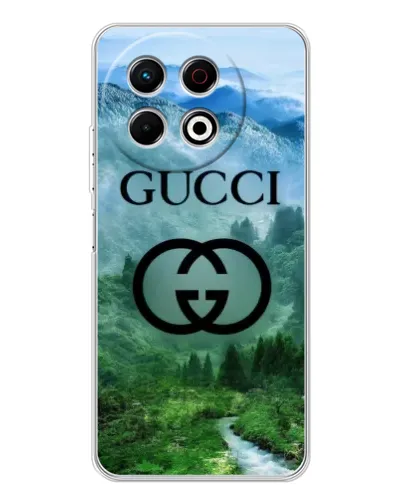 Чехол для TECNO Spark 40 Pro с картинкой «Gucci — горный пейзаж» Чехол для TECNO Spark 40 Pro с картинкой «Gucci — горный пейзаж»