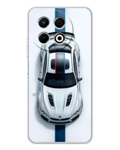 Чехол для TECNO Spark 40 Pro с картинкой «Вид сверху — BMW M» Чехол для TECNO Spark 40 Pro с картинкой «Вид сверху — BMW M»