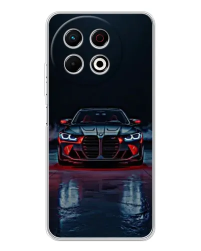 Чехол для TECNO Spark 40 Pro с картинкой «BMW на мокрой дороге» Чехол для TECNO Spark 40 Pro с картинкой «BMW на мокрой дороге»