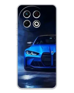 Чохол для TECNO Spark 40 Pro з картинкою «Блакитна BMW M4»