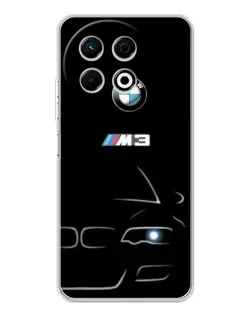 Чохол для TECNO Spark 40 Pro з картинкою «Мінімалістичний принт BMW M3»