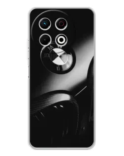 Чохол для TECNO Spark 40 Pro з картинкою «Емблема BMW — макро»