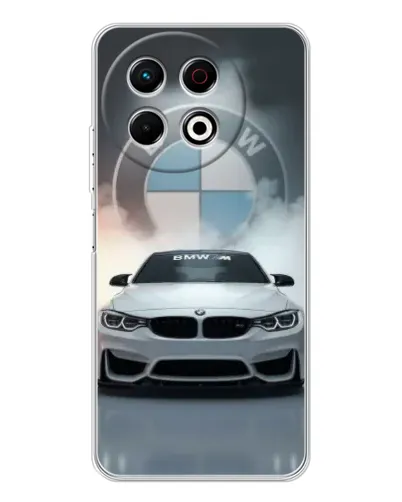 Чехол для TECNO Spark 40 Pro с картинкой «BMW в белом дыму» Чехол для TECNO Spark 40 Pro с картинкой «BMW в белом дыму»