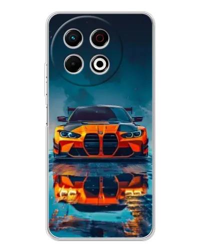 Чехол для TECNO Spark 40 Pro с картинкой «BMW — золотая эмблема» Чехол для TECNO Spark 40 Pro с картинкой «BMW — золотая эмблема»