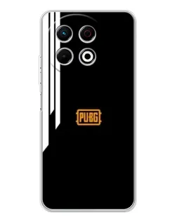 Чехол для TECNO Spark 40 Pro с картинкой «PUBG — вертикальные линии»