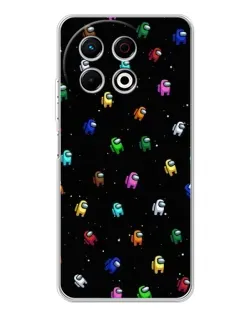 Чехол для TECNO Spark 40 Pro с картинкой «Экипаж Among Us» Чехол для TECNO Spark 40 Pro с картинкой «Экипаж Among Us»