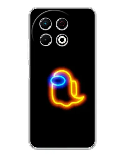 Чехол для TECNO Spark 40 Pro с картинкой «Among Us неоновое сияние» Чехол для TECNO Spark 40 Pro с картинкой «Among Us неоновое сияние»