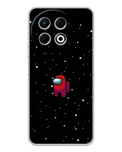 Чехол для TECNO Spark 40 Pro с картинкой «Красный Among Us» Чехол для TECNO Spark 40 Pro с картинкой «Красный Among Us»
