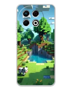Чохол для TECNO Spark 40 Pro з картинкою «Minecraft літній день»