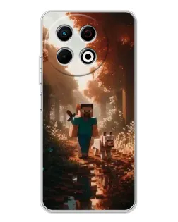 Чохол для TECNO Spark 40 Pro з картинкою «Стів у лісі»