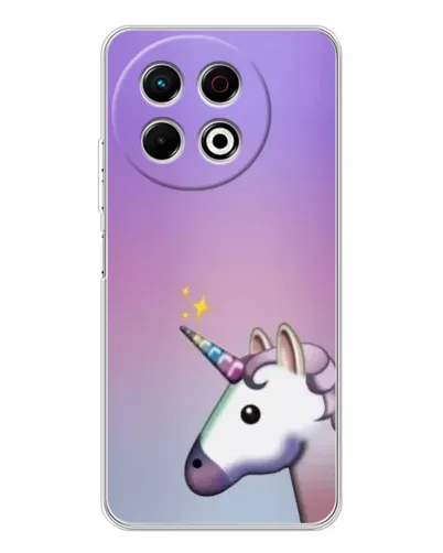 Чехол для TECNO Spark 40 Pro с картинкой «Единорог градиент» Чехол для TECNO Spark 40 Pro с картинкой «Единорог градиент»
