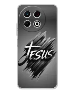 Чехол для TECNO Spark 40 Pro с картинкой «Надпись Jesus Graffiti» Чехол для TECNO Spark 40 Pro с картинкой «Надпись Jesus Graffiti»