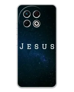 Чехол для TECNO Spark 40 Pro с картинкой «Звездное небо Jesus» Чехол для TECNO Spark 40 Pro с картинкой «Звездное небо Jesus»